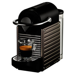 Nespresso Pixie Automatic Coffee Machine by KRUPS Titanium